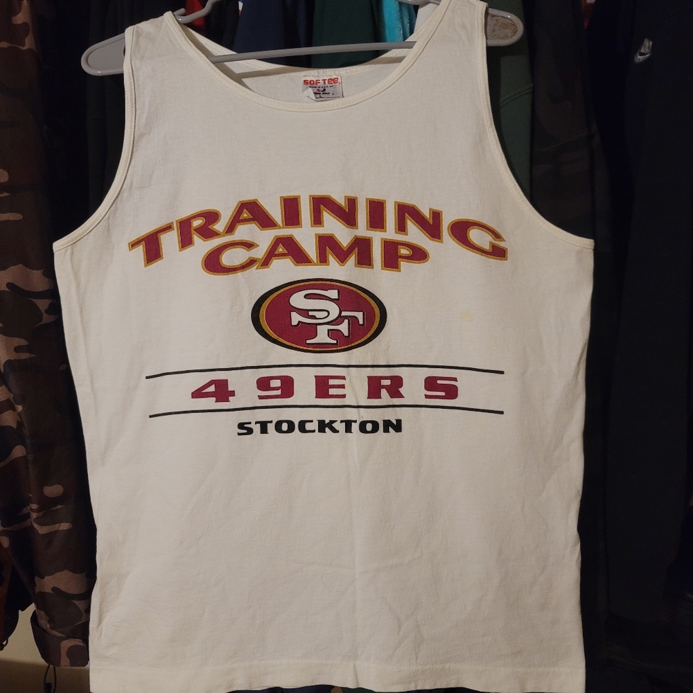 Vintage Single Stitch San Francisco 49ers Training Camp Tanktop